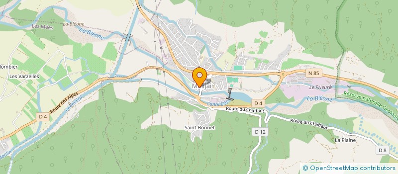 localisation de l'entreprise JANP  MALIJAI