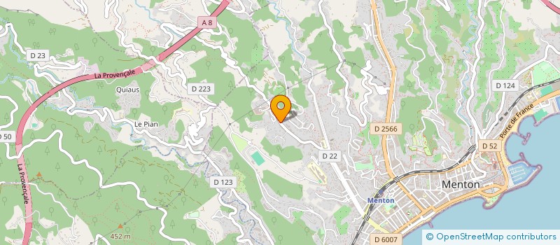 localisation de l'entreprise JANSAB à MENTON