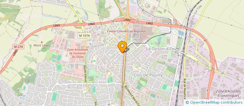 localisation de l'entreprise JANSON à DIJON