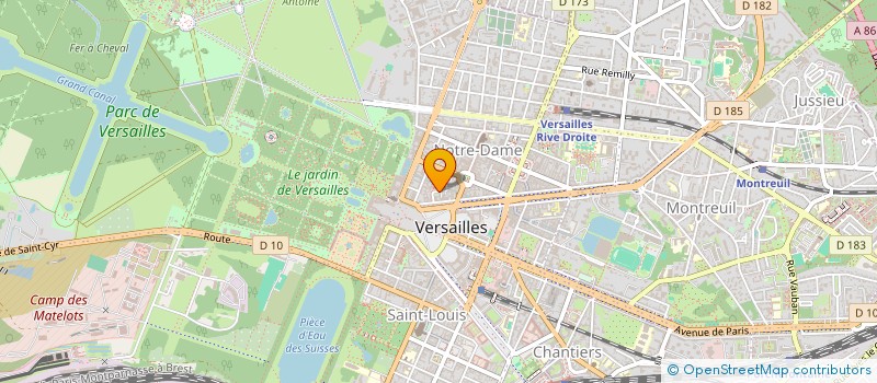 localisation de l'entreprise JANSSEN RINGENBACH à VERSAILLES