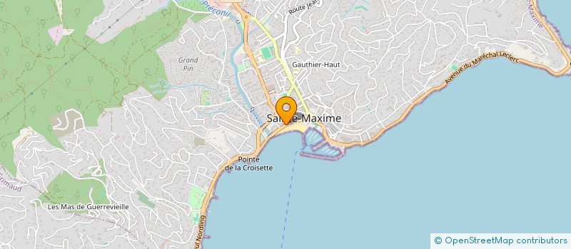 localisation de l'entreprise JANSSENS SAINTE MAXIME à SAINTE-MAXIME