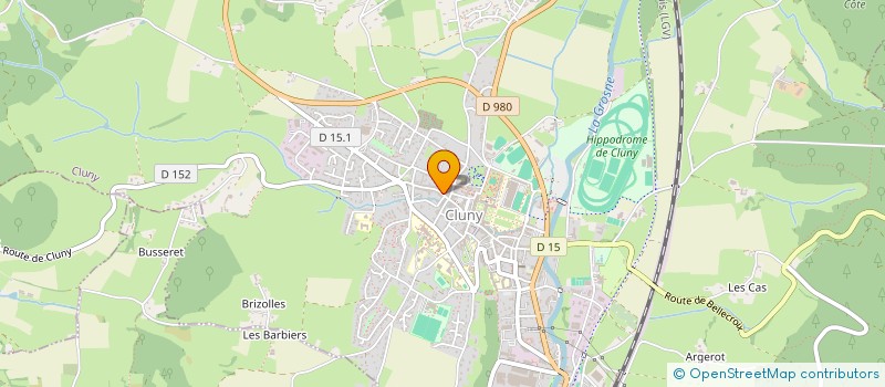 localisation de l'entreprise JANSSENS THIERRY NATHALIE  CLUNY