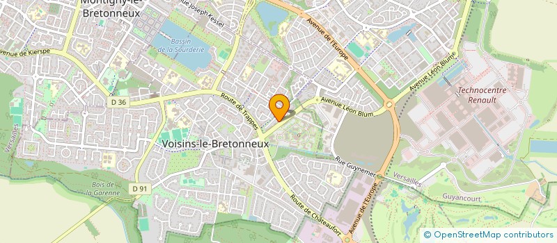 localisation de l'entreprise JANTELIUM IMMO  VOISINS-LE-BRETONNEUX