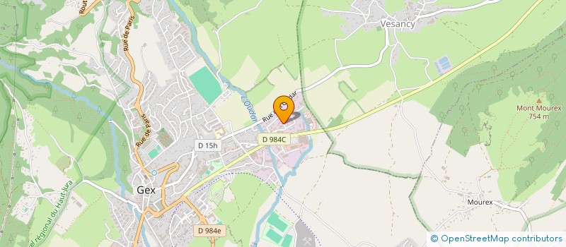 localisation de l'entreprise JANTES CENTER 01  GEX