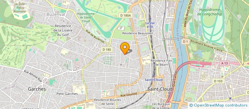 localisation de l'entreprise JANTES PLUS à SAINT-CLOUD