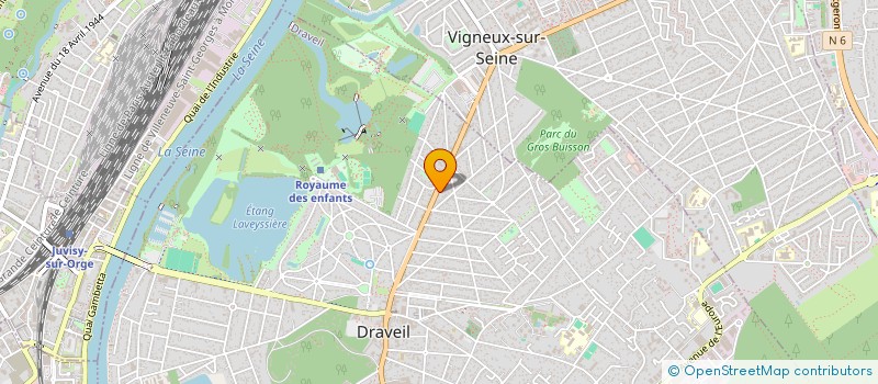 localisation de l'entreprise JANTOVAN à DRAVEIL