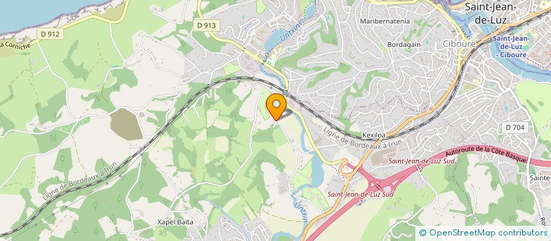 localisation de l'entreprise JANTZ'ARTE  URRUGNE