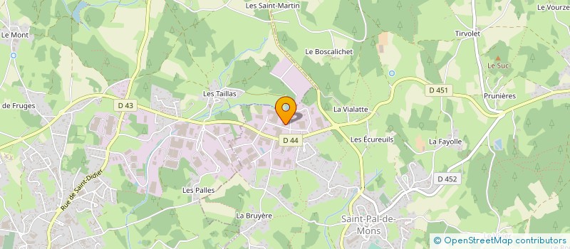 localisation de l'entreprise JANU'SAC à SAINT-PAL-DE-MONS