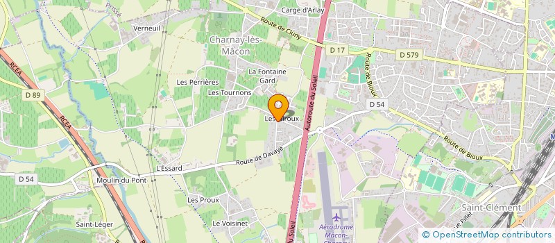 localisation de l'entreprise JANUA SERVICE à CHARNAY-LES-MACON