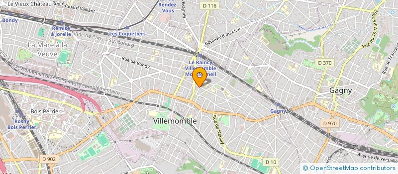 localisation de l'entreprise JANUS à VILLEMOMBLE