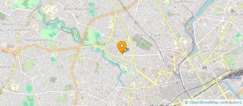 localisation de l'entreprise JANUS à NANTES