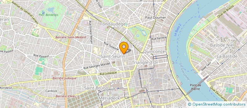 localisation de l'entreprise JANUS  BORDEAUX