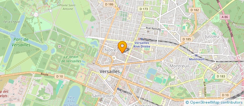 localisation de l'entreprise JANUS AGENCY à VERSAILLES