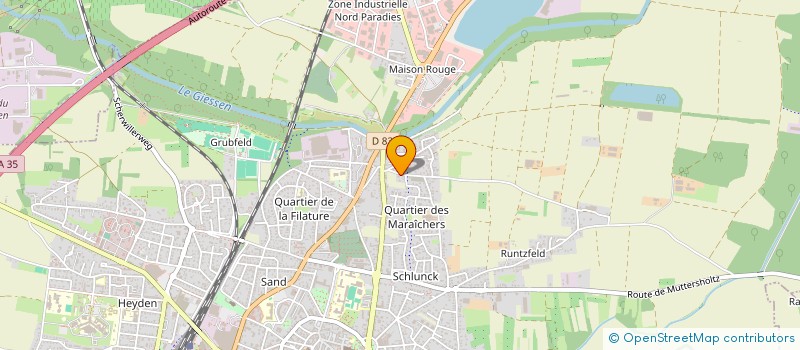 localisation de l'entreprise JANUS GRAND-EST à SELESTAT