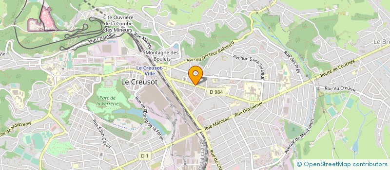 localisation de l'entreprise JANUS IMMOBILIER à LE CREUSOT