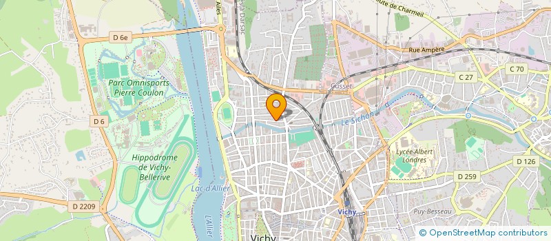 localisation de l'entreprise JANUS NAVIA à VICHY