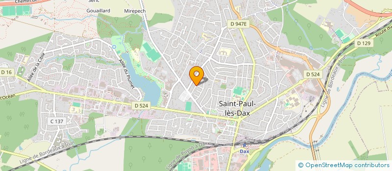 localisation de l'entreprise JANUSKIEWICZ PATRICIA ET CHERIF MALIK à SAINT-PAUL-LES-DAX