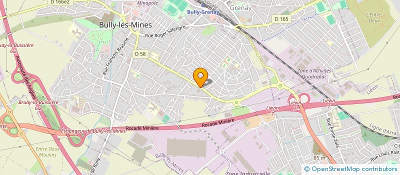 localisation de l'entreprise JANVART à BULLY-LES-MINES