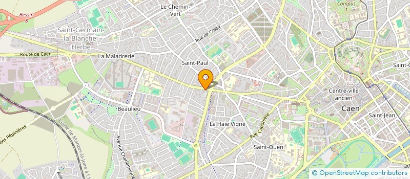 localisation de l'entreprise JANVIER  CAEN