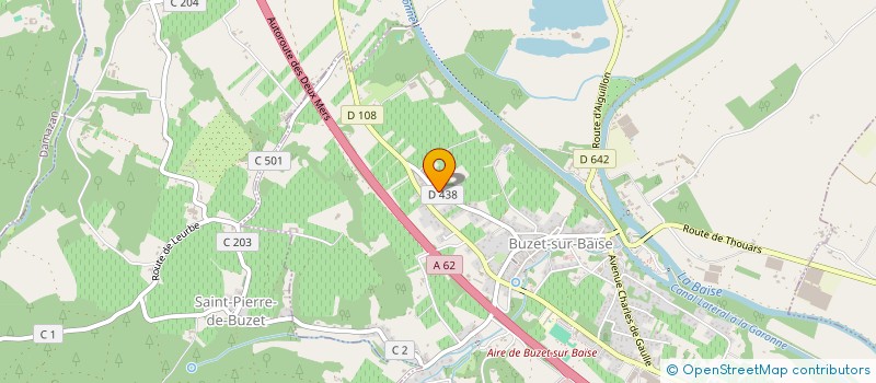 localisation de l'entreprise JANVIER  BUZET-SUR-BAISE