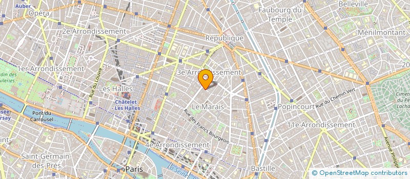 localisation de l'entreprise JANVIER-GRUSON-PRAT à PARIS
