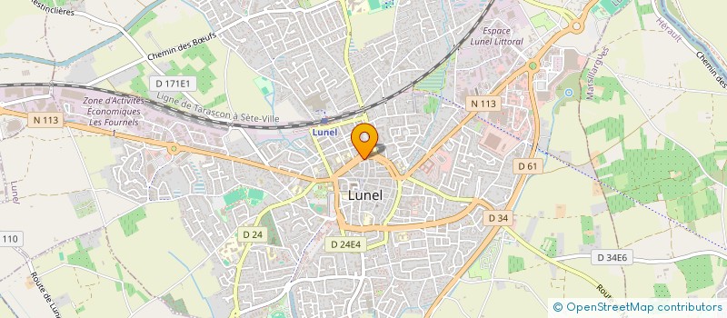 localisation de l'entreprise JANWERN à LUNEL