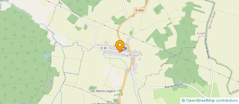 localisation de l'entreprise JANY  THIEFFRAIN