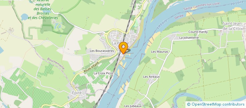 localisation de l'entreprise JANYBOTTE  BOUCHEMAINE