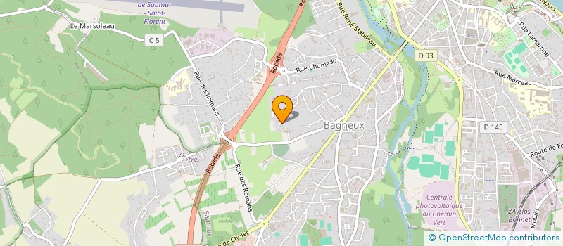 localisation de l'entreprise JANYS  SAUMUR