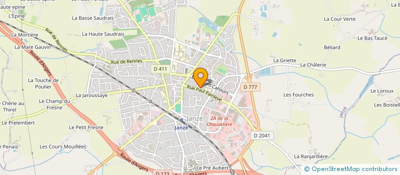 localisation de l'entreprise JANZE DISTRIBUTION à JANZE