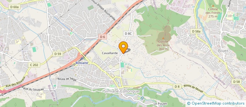 localisation de l'entreprise JAOFAN  SIMIANE-COLLONGUE