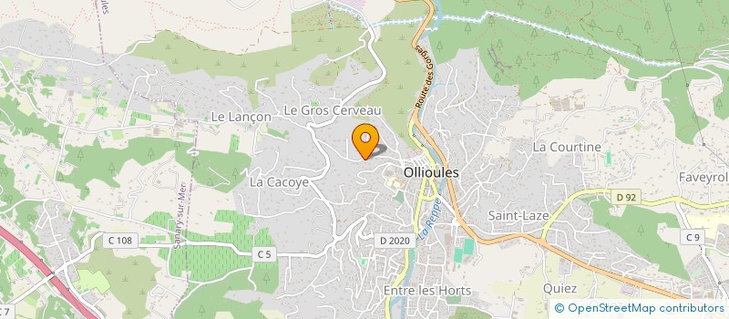 localisation de l'entreprise JAOUADE à OLLIOULES