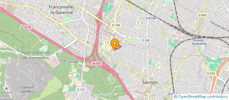 localisation de l'entreprise JAOUANE VIDEO à SANNOIS