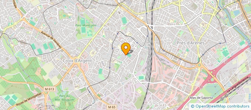 localisation de l'entreprise JAOUEN AUTO 34 à MONTPELLIER