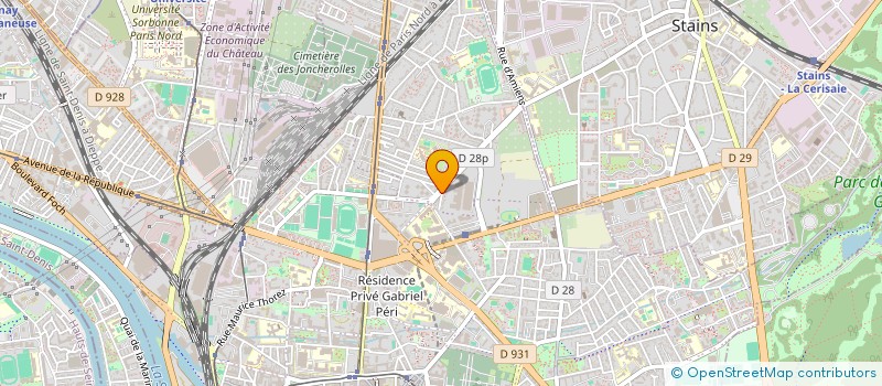 localisation de l'entreprise JAOUFI à PIERREFITTE-SUR-SEINE