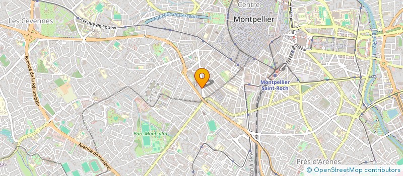 localisation de l'entreprise JAOUL ARCHITECTE DPLG à MONTPELLIER