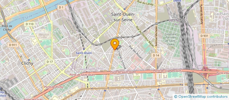 localisation de l'entreprise JAP à SAINT-OUEN-SUR-SEINE