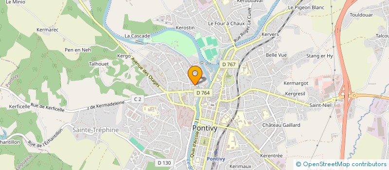 localisation de l'entreprise JAP AND CO  PONTIVY