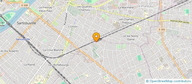 localisation de l'entreprise JAP AND THAI  HOUILLES