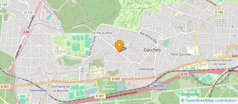 localisation de l'entreprise JAP HOLDING à GARCHES