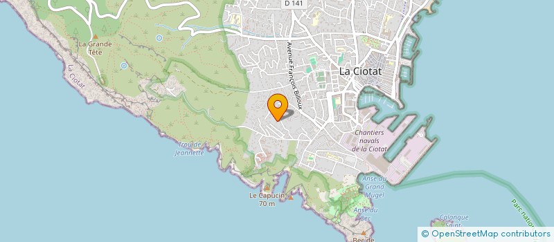 localisation de l'entreprise JAP ICON à LA CIOTAT