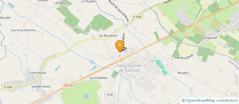 localisation de l'entreprise JAP PARTICIPATIONS à SAINT-ETIENNE-DE-TULMONT