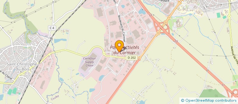 localisation de l'entreprise JAP TEXTILES à CHOLET