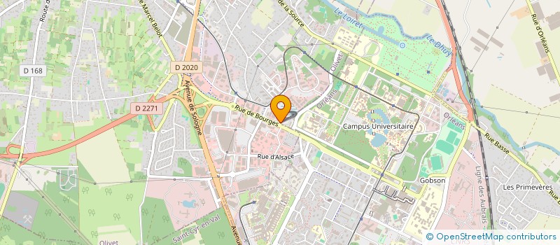 localisation de l'entreprise JAP3D INVEST à OLIVET