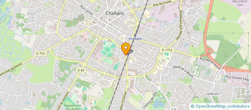 localisation de l'entreprise JAPA à CHALLANS
