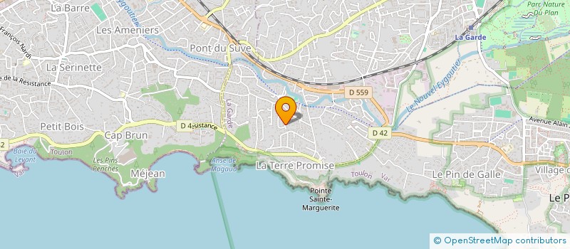 localisation de l'entreprise JAPAL à LA GARDE