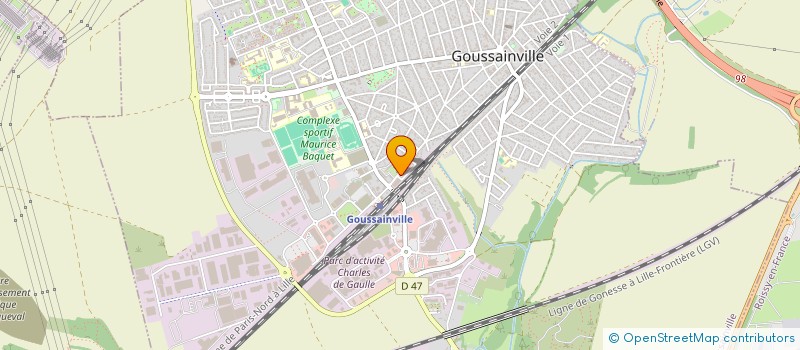 localisation de l'entreprise JAPAN SUSHI  GOUSSAINVILLE