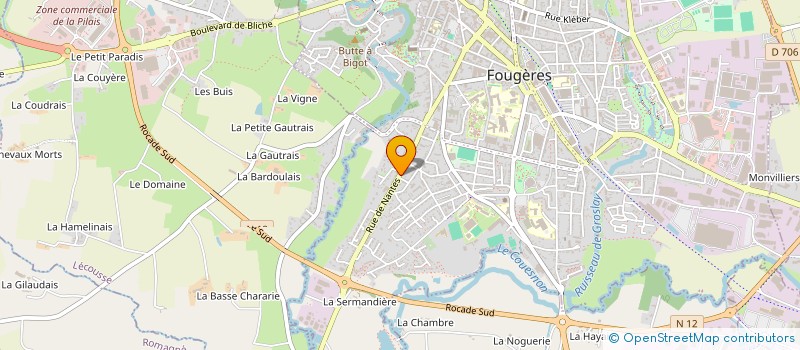 localisation de l'entreprise JAPANIBA  FOUGERES