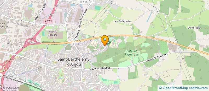 localisation de l'entreprise JAPAVAN  SAINT-BARTHELEMY-D'ANJOU