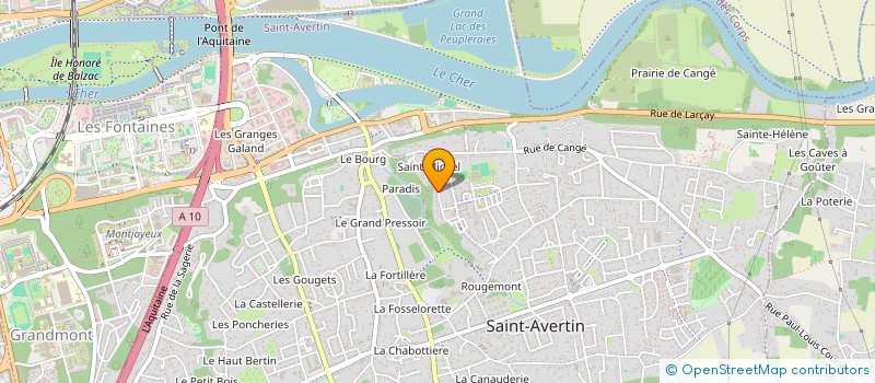 localisation de l'entreprise JAPE  SAINT-AVERTIN